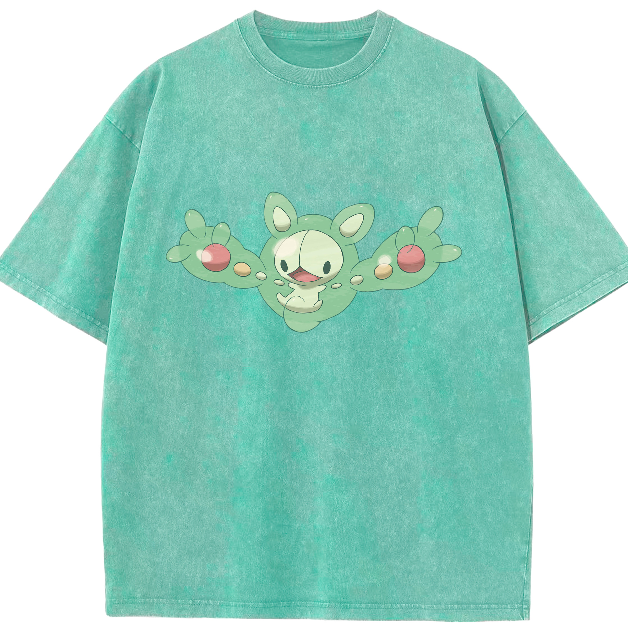 （画像用） ポケットモンスター Pokémon 綿100% ヴィンテージ風 半袖Tシャツ（フロントプリント）
